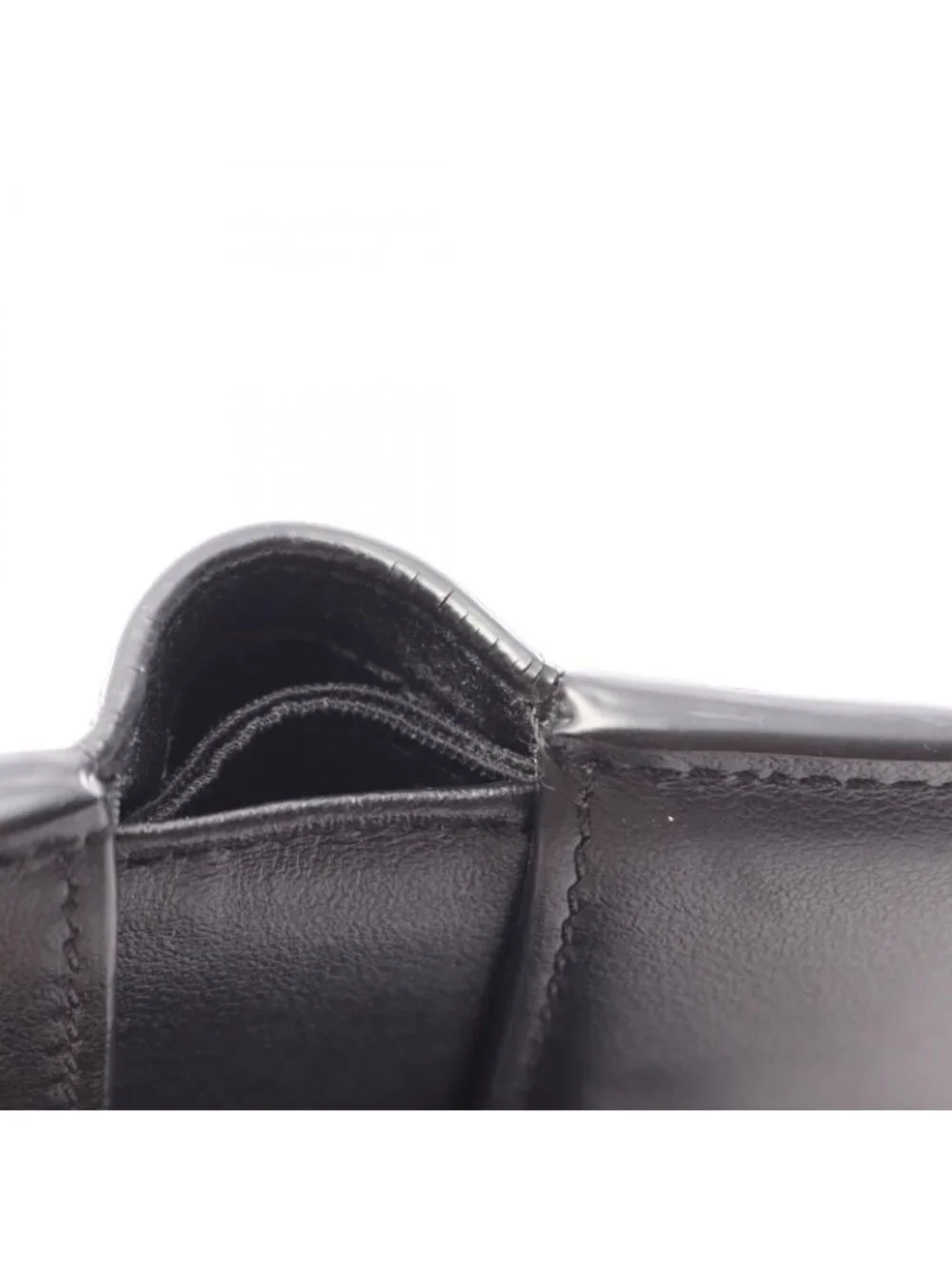 Celine Bifold Wallet Black Leather